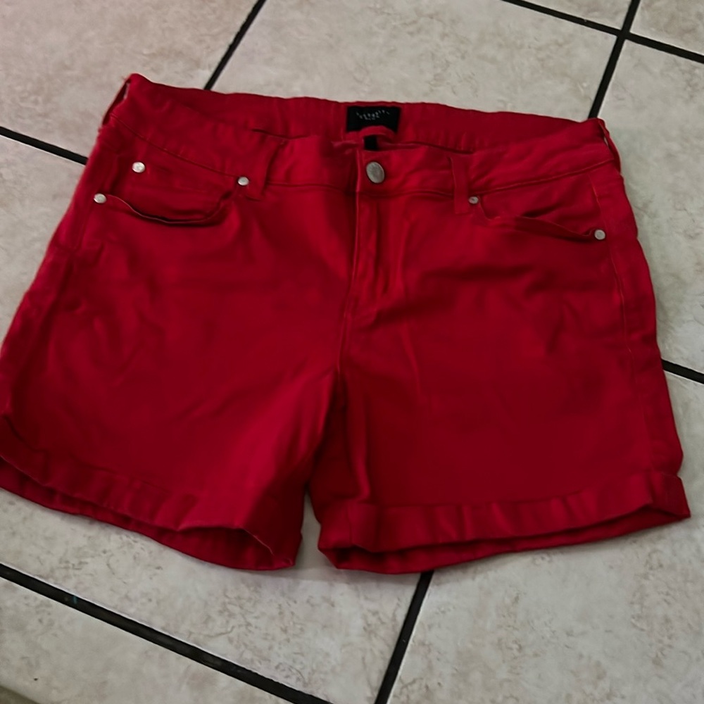 Red shorts